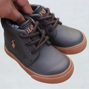 Polo Ralph Lauren Brown Toddler Boots Sz 6